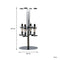 BAR BUTLER 4 BOTTLE TOT MEASURE DISPENSERS 25ML ON A ROTARY STAND, (240MMX240X550MM)