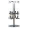 BAR BUTLER 4 BOTTLE TOT MEASURE DISPENSERS 25ML ON A ROTARY STAND, (240MM DIAX550MM)