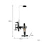 BAR BUTLER TOT MEASURE DISPENSER 25ML WITH SHELF BRACKET, (320X160X80MM)