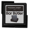 BAR BUTLER LEATHERETTE SQUARE COASTER SET IN HOLDER 6 PIECE SET, (115X115X42MM)