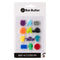 BAR BUTLER WINE GLASS SILICONE MARKER CHARMS 12 PIECE SET, (20MM EA)