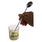 BAR BUTLER SWIZZLE SPOON ST STEEL, (32X16X280MM)