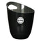 BAR BUTLER WINE BUCKET TRANSPARENT BLACK PS PLASTIC, 3LT (190MM DIAX240MM)