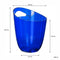 BAR BUTLER WINE BUCKET TRANSPARENT BLUE PS PLASTIC, 3LT (190MM DIAX240MM)