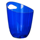 BAR BUTLER WINE BUCKET TRANSPARENT BLUE PS PLASTIC, 3LT (190MM DIAX240MM)