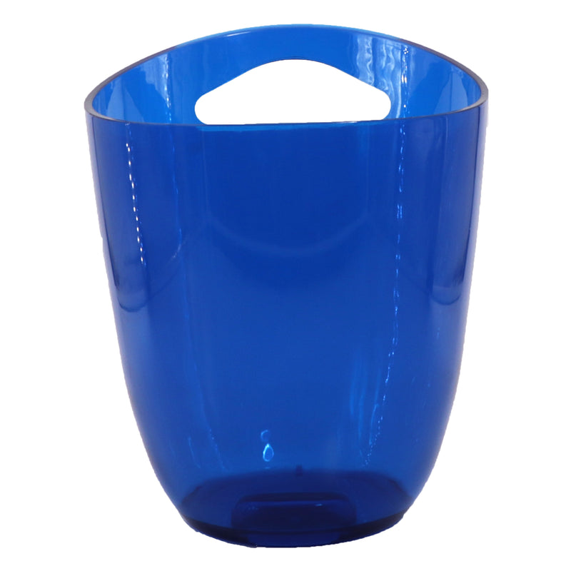 BAR BUTLER WINE BUCKET TRANSPARENT BLUE PS PLASTIC, 3LT (190MM DIAX240MM)