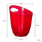 BAR BUTLER WINE BUCKET TRANSPARENT RED PS PLASTIC, 3LT (190MM DIX240MM)