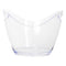 BAR BUTLER WINE BUCKET OVAL CLEAR PS PLASTIC, 4LT (270X205X155MM)