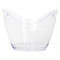 BAR BUTLER WINE BUCKET OVAL CLEAR PS PLASTIC, 4LT (270X205X155MM)