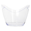 BAR BUTLER WINE BUCKET OVAL CLEAR PS PLASTIC, 4LT (270X205X155MM)