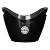 BAR BUTLER WINE BUCKET OVAL TRANSPARENT BLACK PS PLASTIC, 4LT (270X205X155MM)