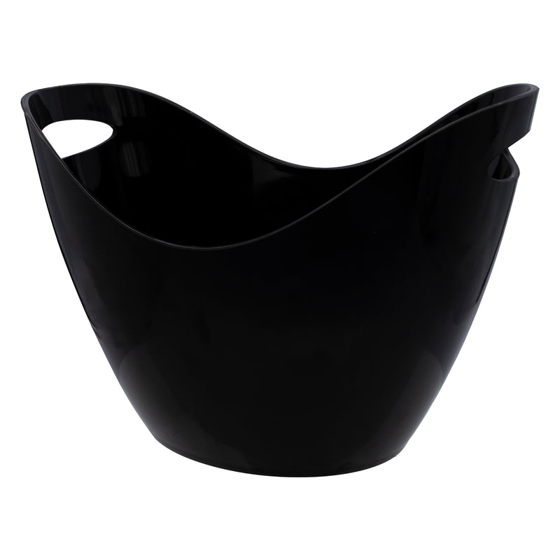 BAR BUTLER WINE BUCKET OVAL BLACK PS PLASTIC, 7LT (357X260X260MM)