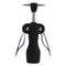 BAR BUTLER MERMAID WING CORKSCREW BOTTLE OPENER BLACK, (187X70X38MM)