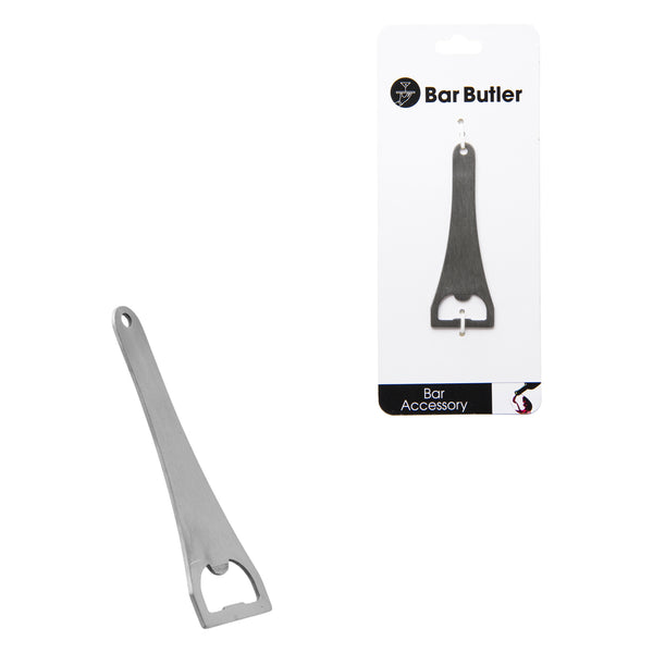 BAR BUTLER BOTTLE OPENER STAINLESS STEEL, (115X50MM)