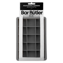 BAR BUTLER GREY SILICONE ICE CUBE (15) TRAY, (195X125X25MM)