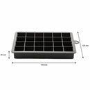 BAR BUTLER GREY SILICONE ICE CUBE (24) TRAY, (195X125X25MM)