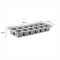 BAR BUTLER GREY SILICONE ICE CUBE (12) TRAY, (260X110X30MM)