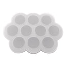 BAR BUTLER ICE/BABY FOOD SILICONE MOULD (10) WITH COVER GREY, (225X160X40MM)