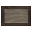 REGENT PLACE MATS WOVEN PVC BROWN WITH BORDER 4 PACK ROLL, (450X300MM)