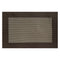 REGENT PLACE MATS WOVEN PVC BROWN WITH BORDER 4 PACK ROLL, (450X300MM)