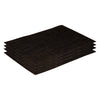 REGENT PLACE  MATS WOVEN PVC CAMEL/BLACK 4 PACK ROLL, (300X450MM)