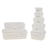 REGENT PLASTIC KEMPY SQUARE STORAGE BOX CLEAR, 700ML (130X150X70MM)