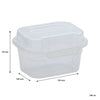 REGENT PLASTIC KEMPY SQUARE STORAGE BOX CLEAR, 350ML (100X125X65MM)