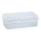 REGENT PLASTIC KEMPY RECTANGULAR STORAGE BOX CLEAR, 2.7LT (290X185X110MM)