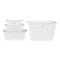 REGENT PLASTIC HARMONY LINE SMALL BASKET CLEAR & GREY, (240X175X90MM)