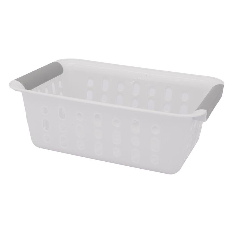 REGENT PLASTIC HARMONY LINE SMALL BASKET CLEAR & GREY, (240X175X90MM)