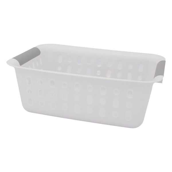 REGENT PLASTIC HARMONY LINE MEDIUM BASKET CLEAR & GREY, (280X210X100MM)