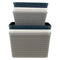 REGENT PLASTIC NEW KNIT BASKET MED, ASST. COLOURS BLUE, GREY AND WHITE (295X235X130M)