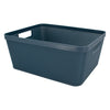 REGENT PLASTIC NEW KNIT BASKET LARGE, ASST. COLOURS BLUE, GREY AND WHITE (360X295X150MM)