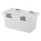 REGENT PLASTIC CLIPPY BOX MEDIUM, CLEAR & GREY, (275X165X135MM)