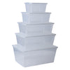 REGENT PLASTIC KEY RECT. STORAGE BOX X-LARGE CLEAR, 15LT (420X290X175MM)