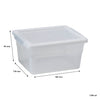 REGENT PLASTIC KEY STORAGE BOX SMALL CLEAR, 1.3LT (160X130X85MM)