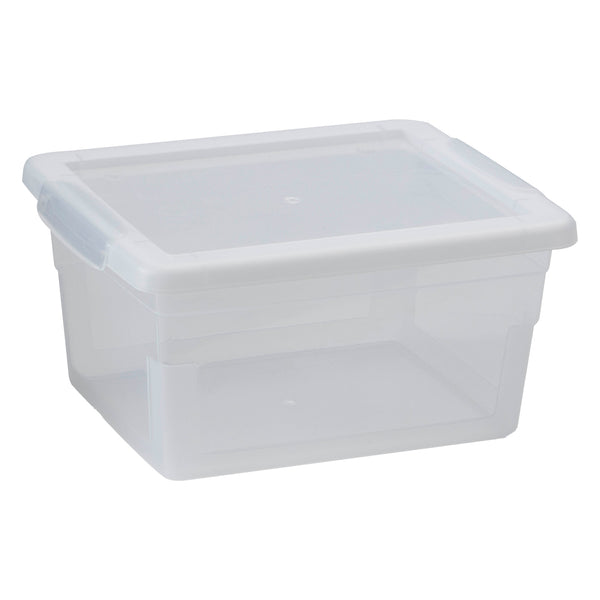 REGENT PLASTIC KEY SQUARE STORAGE BOX CLEAR, 2.1LT (200X160X100MM)