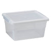 REGENT PLASTIC KEY SQUARE STORAGE BOX CLEAR, 2.1LT (200X160X100MM)