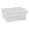 REGENT PLASTIC KEY RECTANGULAR STORAGE BOX SMALL CLEAR, 4LT (270X185X110MM)