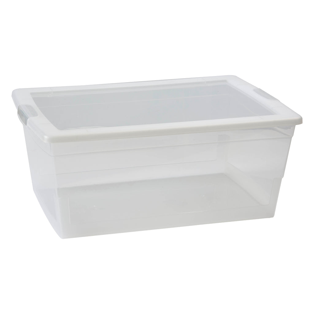 REGENT PLASTIC KEY RECT. STORAGE BOX MEDIUM CLEAR, 6LT (340X210X120MM)