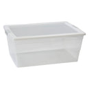 REGENT PLASTIC KEY RECT. STORAGE BOX MEDIUM CLEAR, 6LT (340X210X120MM)