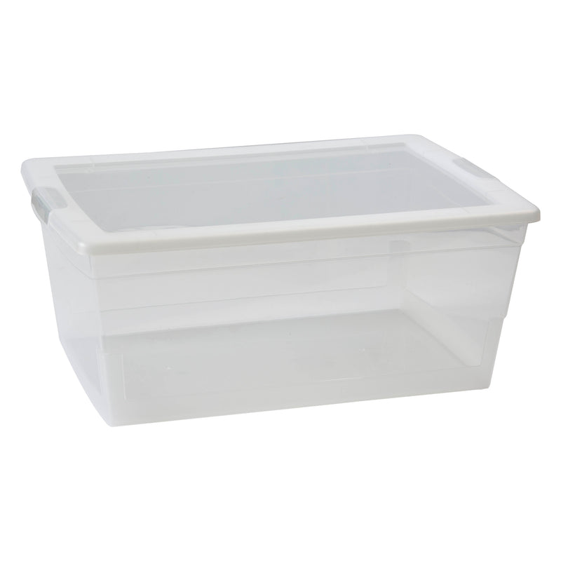 REGENT PLASTIC KEY RECT. STORAGE BOX MEDIUM CLEAR, 6LT (340X210X120MM)