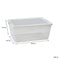 REGENT PLASTIC KEY RECT. STORAGE BOX MEDIUM CLEAR, 6LT (340X210X120MM)