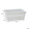 REGENT PLASTIC KEY RECT. STORAGE BOX MEDIUM CLEAR, 6LT (340X210X120MM)