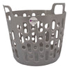 REGENT PLASTIC ZEUS ROUND FLEXI LAUNDRY BASKET SMALL, 30LT AST. BLU, L/GR & WHT (390X415X355MM)