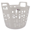 REGENT PLASTIC ZEUS ROUND FLEXI LAUNDRY BASKET SMALL, 30LT AST. BLU, L/GR & WHT (390X415X355MM)