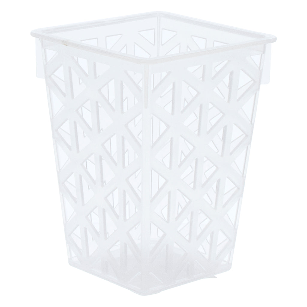 REGENT PLASTIC VENICE TALL BASKET SMALL CLEAR, (75X75X105MM)