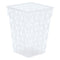 REGENT PLASTIC VENICE TALL BASKET SMALL CLEAR, (75X75X105MM)