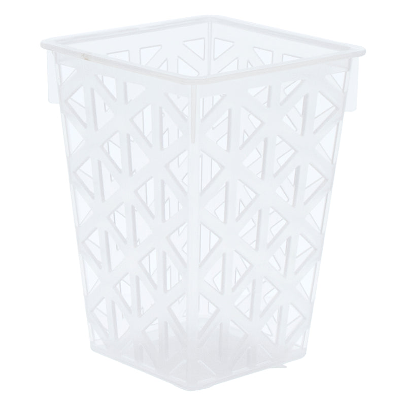 REGENT PLASTIC VENICE TALL BASKET SMALL CLEAR, (75X75X105MM)