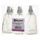 REGENT EMPTY PET BELL BOTTLE WITH 24MM SPRAY LID 6 PACK, 500ML (170X75MM DIA)